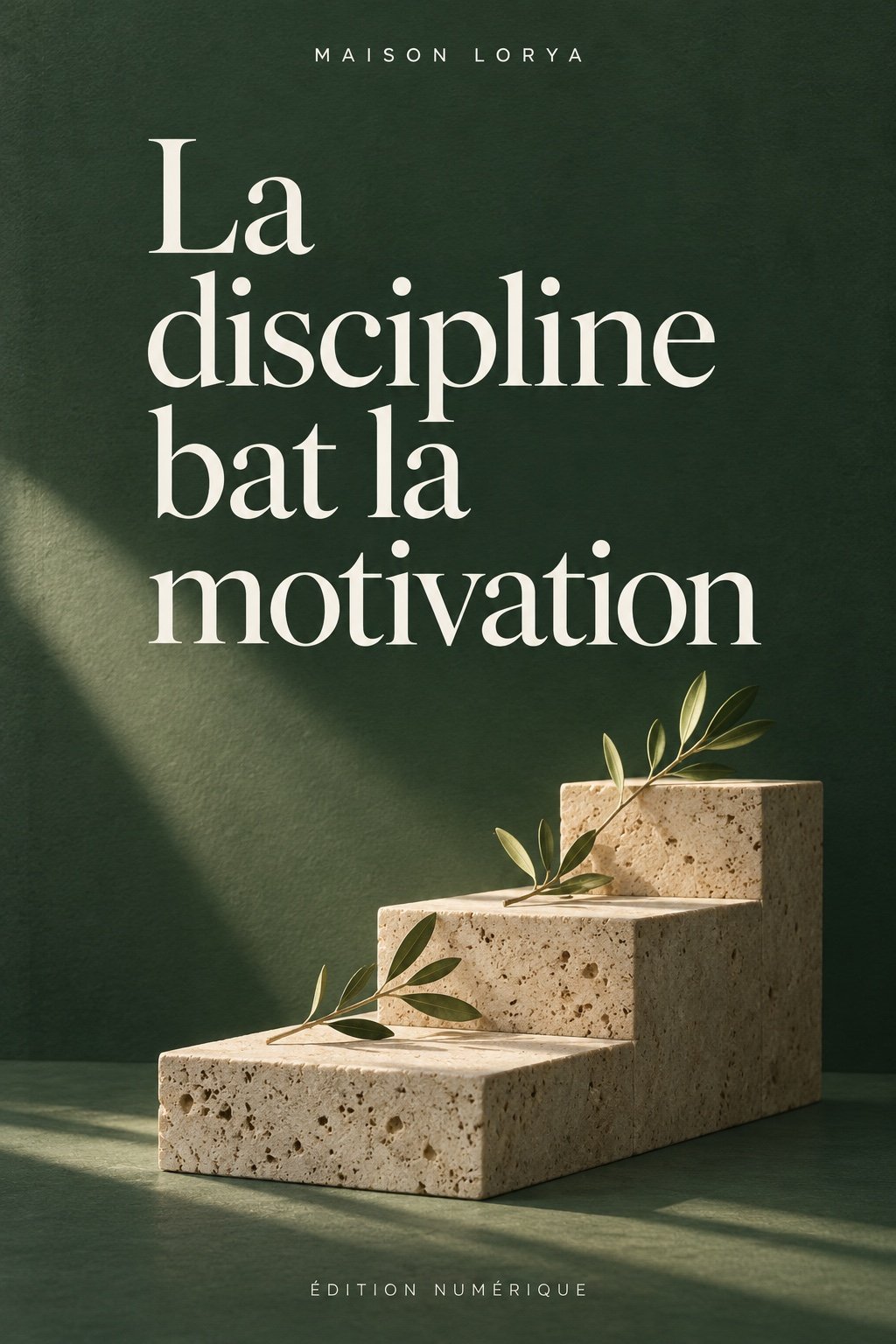 Couverture de l’ebook « La discipline bat la motivation » — Maison Lorya.